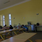 Žáci naší základní školy obědvají v "Baníku"