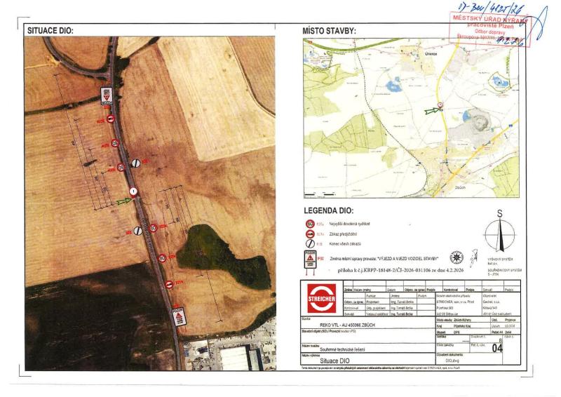 úsek s dopravním omezením 